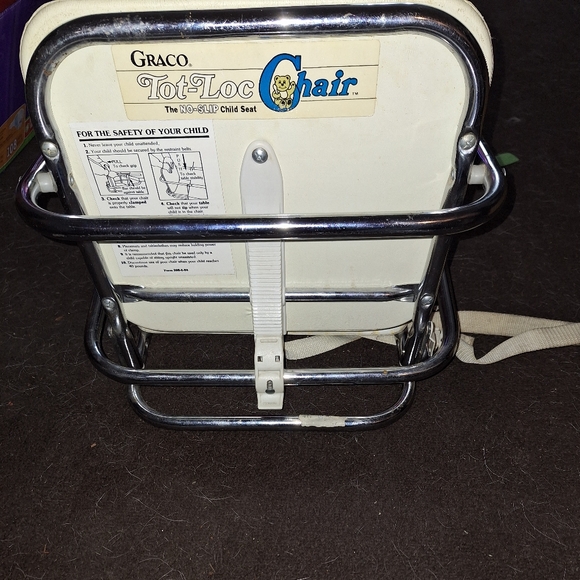 Vintage Graco Tot Loc Lock Clip On Table Top High Chair Booster Seat. - Picture 2 of 5